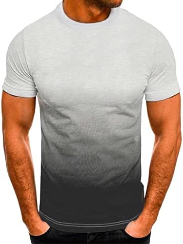 חולצת טריקו של גברים שרוול קצר שרוול פוליאסטר טשירטים וינטג