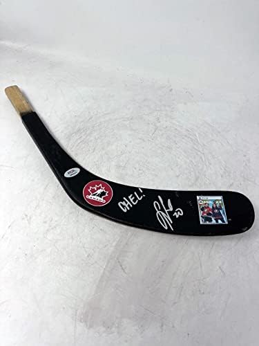 צוות אחות שרה קנדה NHL 23 חתימה חתימה הוקי חתום להלייד PSA COA - מקלות NHL עם חתימה