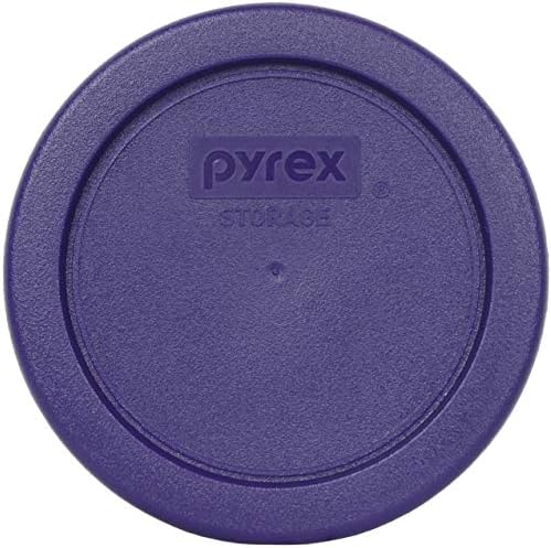 PYREX 7202 -PC שזיף שזיף סגול מכסים החלפת אחסון מזון פלסטיק - 4 חבילות מיוצרות בארצות הברית