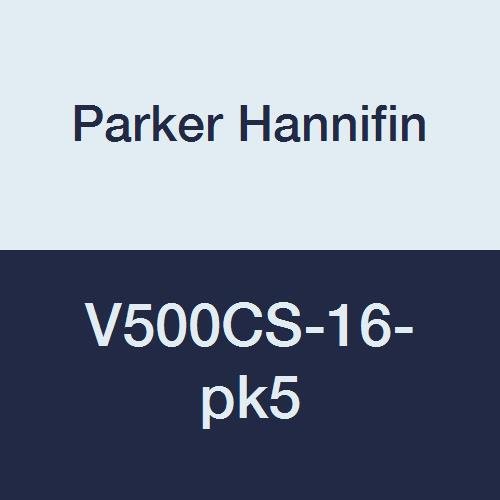 פארקר חניפין V500CS-16-PK20 שסתום כדור תעשייתי, PTFE SEAL, 2000 PSI, 1 חוט נקבה x 1 חוט נקבה,