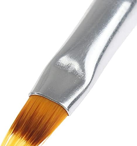 עץ ידית נייל מברשת אוניית עט שיפוע לצייר פולני ציור מניקור