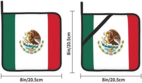 דגל של ערכת מחזיק סיר מקסיקו, מחזיק סיר עמיד בפני חום 2, המשמש לבישול ברביקיו ואפייה במיקרוגל