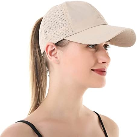 Criss Cross Comsball כובע בייסבול מתכוונן לנשים ייבוש מהיר של UV קלה על ספורט חיצוני