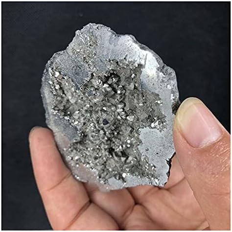 Laaalid xn216 1 pc טבעי סילס פריטס פרוסה קוורץ אשכול נקודות קריסטל מינרלים גאוד אבנים טבעיות