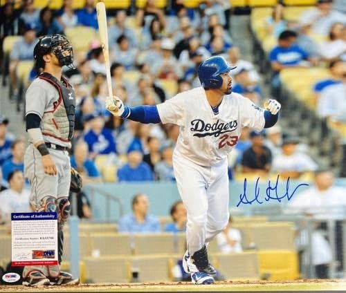 אדריאן גונזלס לוס אנג'לס דודג'רס חתום על 16x20 Photo PSA 6A53786 - תמונות MLB עם חתימה עם חתימה