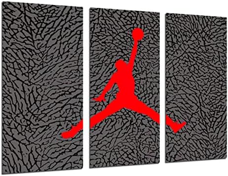 תמונת צילום מודרנית מייקל ג'ורדן ג'אמפמן לוגו היסטורי קפיצה כדורסל 97 x 62 סמ נפר 27370