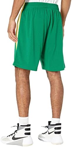 מיטשל ונס NBA Swingman Road Shorts Sopersonics 94-95 ירוק כהה LG 8