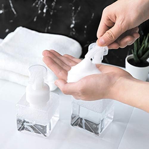 ניקוי פנים מקצף המוטון 2 יחידות סבון קצף בקבוקי סבון מקציף מקציף מקצף ביד סבון בקבוק משאבה לשירותי מטבח משטחי