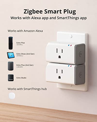 Sonoff S31 Lite 15a Zigbee Plug ETL מוסמך, עובד עם Smartthings, ו- Echo Plus, Hub הדרוש לאמזון Alexa