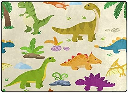 קריקטורה דינוזאורים מאושרים שטיחים גדולים של שטיחי שטיחים של פליימט שטיחים לילדים משחק חדר שינה חדר חדר שינה