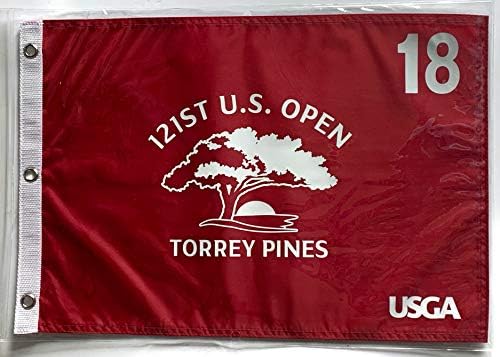 2021 ארהב דגל פתוח טורי טורי פינס גולף גולף אדום מסך המשי דגל סיכת סיכה חדש