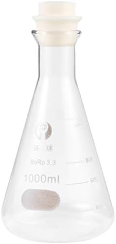 ארלנמאייר צלוחיות ארלנמאייר בקבוק מדעי זכוכית בקבוק צר פה ארלנמאייר בקבוק עם גומי פקק לסטודנטים