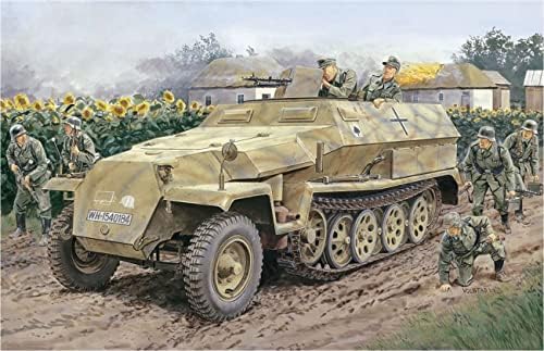 פלאץ הדרקון 1/35 מלחמת העולם השנייה גרמנית צבא.קפז.251 אוסף.ג 4 דמויות כללו דגם פלסטיק דר6187 ו צבע