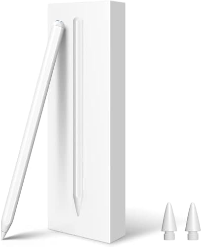 עיפרון עבור אפל אייפד דור 2 עם טעינה אלחוטית מגנטית, כמו אפל עיפרון דור 2, תואם לאייפד אייר 4/5, אייפד