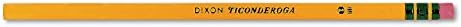 טיקונדרוגה 13872 עיפרון עץ, HB 2, חבית צהובה, 96/חבילה