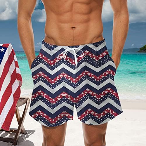 BMISEGM מכנסי שחייה בקיץ קצרים גברים יום עצמאות לגברים מכנסיים קצרים מזדמנים ללא מכנסי שחייה מגניבים