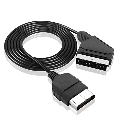 כבל SCART RGB של Yaodhaod עבור Xbox, 1.8M / 6ft Scart RGB AV Cable Cable Cance Connector מתאים