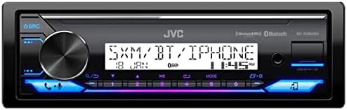 JVC יחיד דין ימי Bluetooth USB AUX AM/FM מקלט מדיה דיגיטלית, 2 זוגות של 6.5 260W רמקולי LED רב-צבעוניים