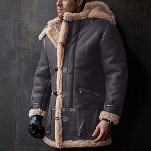 מעילי חורף לגברים, מעיל שלג במשקל כבד מעיל כותנה רגיל של מעילי פלייס פלייס מעילים ומעילים