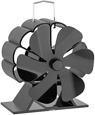 6 מדחף תנור מאוורר שקט יעיל חום הפצה מאוורר עץ צורב ידידותית לסביבה חום כוח