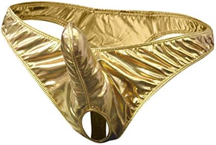 גברים תחתונים סקסיים בצבע אחיד מיקרו תקצירי מיתרי G-String Bulge Bulge Bluge רך רזה בכושר תחתוני הלבשה תחתונה