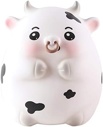 בנק כסף ליופ ילדים, חיה פרה מצוירת של חיה פרה גדולה מטבעות שטר חזירים בנק, קישוטים נגד סתיו