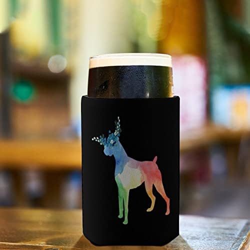 צבעי מים בוקסר כלב לשימוש חוזר כוס שרוולים אייס קפה מבודד מחזיק כוס עם חמוד דפוס עבור חם קר משקאות