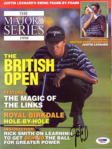 1998 ג 'סטין לאונרד חתם על מגזין גולף מג' ורס