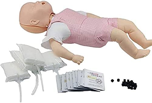 LHMYHHH תינוק עזרה ראשונה CPR MANIKIN, סימולטור אוטם לתינוקות, החייאה גוף מלא אימוני עזרה ראשונה הכשרת דמה למחקר