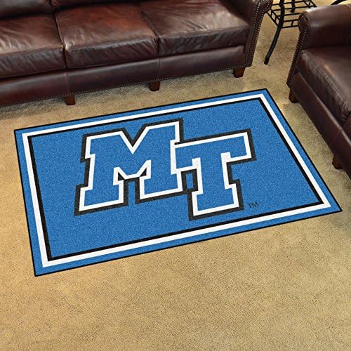 Fanmats 20214 State Middle Tennessee State 4'x6 'שטיח, צבע צוות, 44 x71