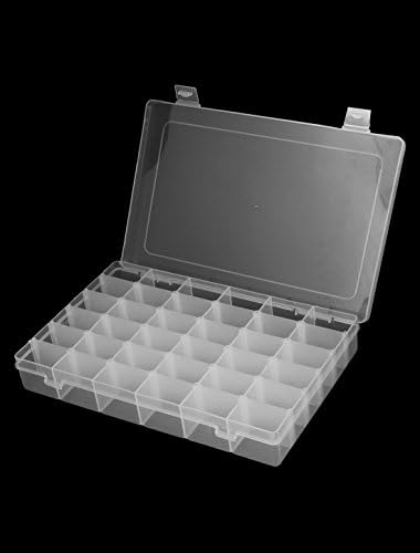 AEXIT WHITE 36 מארגני כלים תאים תאים אלקטרוניים תיבות קופסאות אחסון קופסאות כלים