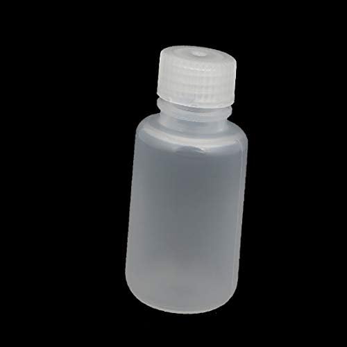 X-DREE 50 מל 13 ממ קוטר PP פלסטיק עגול בקבוק פה צר ברור 2 יחידות (50 מל 13 ממ diámetro pp plástico redondo