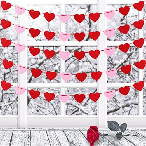 זל לב של ולנטיין מורגש לעיצוב יום האהבה, ללא DIY, 50 יח ' - ולנטיין כרז