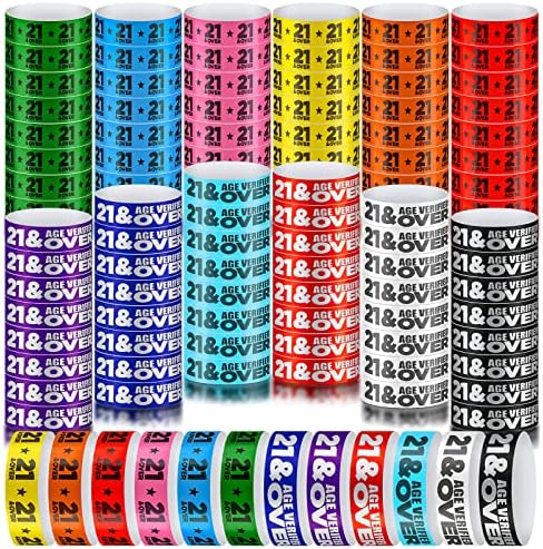 1200 יחידות מעל 21 סרטי יד נייר אירועים צמידים צבעוני אירוע צמידים עמיד למים נייר צמידי צמידים