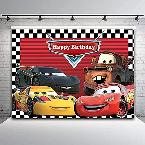רכב נושא מסיבת רקע קריקטורה מסיבת רקע ילדי מסיבת יום הולדת תמונה רקע צילום באנר מסיבת יום הולדת קישוט 5 * 3