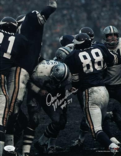 דייב מנדרס חתום על חתימה 11x14 צילום דאלאס קאובויס JSA VV99312 - תמונות NFL עם חתימה