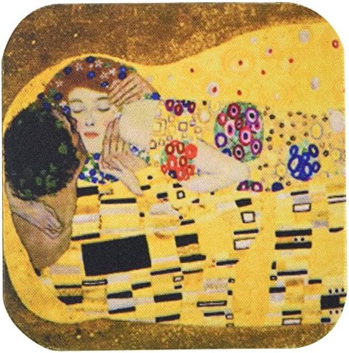 3drose CST_155634_2 The Kiss C 1907 מאת גוסטב קלימט אוהבים רומנטיים מחבקים רומנטיקה זהב מפורסם