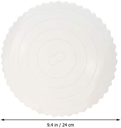 קבילוק עוגות חתונה עוגת סטנד 4 יחידות 8 אינץ עגול עוגת לוחות לשימוש חוזר פלסטיק הקאפקייקס מעגל בסיסי