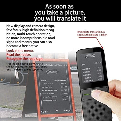 מכשיר מתרגם לשפה חכמה מדי יום, מכשיר מתרגם רב-כיווני דו-כיווני עם תרגומי קול, הקלטה ותמונות