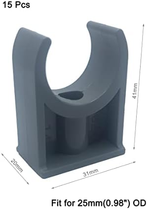 מהדקי צינור PVC של Haozheng PVC לקליפים בגודל 40 ממ/1.57 אינץ