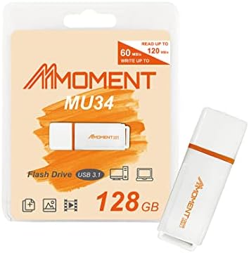 MMOMENT MU34 128GB USB 3.1 כונן הבזק, קרא מהירות עד 120MB/S