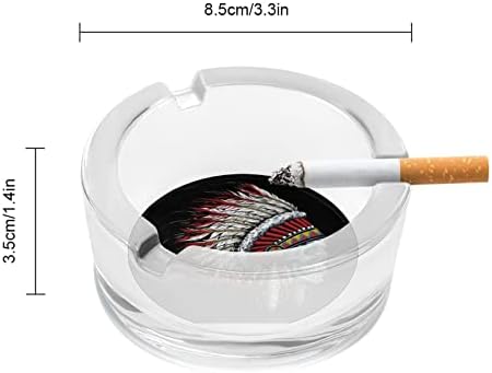 מאפרה גולגולת גולגולת הודית סיגריות עגול סיגריות מגש אפר לקישוט מקורה במשרד הביתי