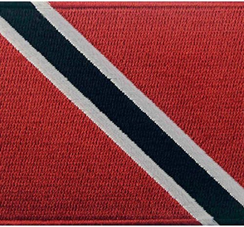 דגל טרינידד וטובגו טלאי רקום ברזל קריבי על תפור על הסמל הלאומי