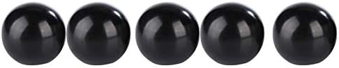 5 יחידות כפתור מנוף כדור Bakelite שחור, אגוז נחושת של חוט נקבה M12 לכלי מכונה