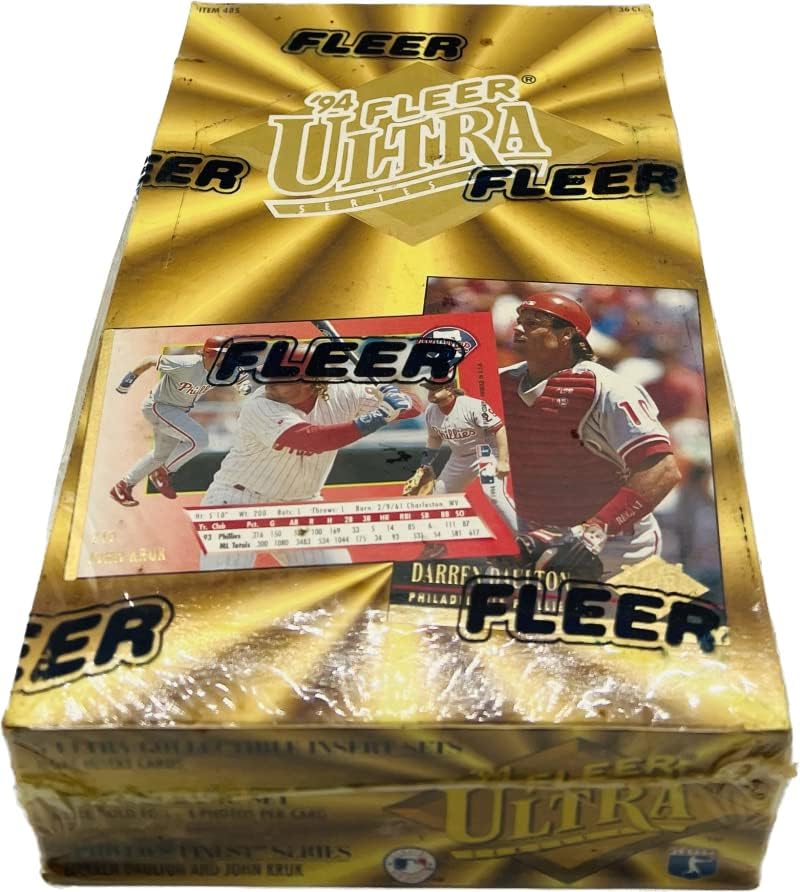 1994 Fleer Ultra Series 1 כרטיסי בייסבול קופסא אטומים - 36 חבילות