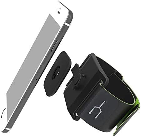 Navitech טלפון נייד שחור עמיד למים עמיד למים חגורת חגורת מותניים - תואם עם Samsung Galaxy M52 5G סמארטפון
