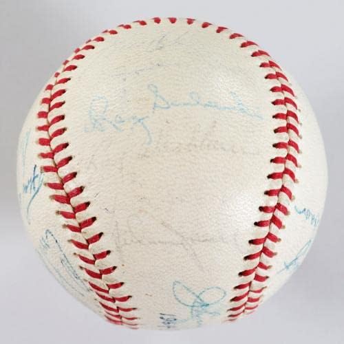 1962 קרדינלים חתימת צוות בייסבול בוב גיבסון וכו ' - COA JSA - כדורי בייסבול עם חתימה