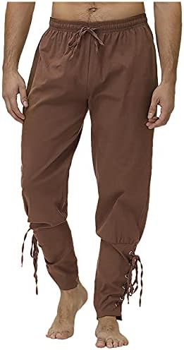 מכנסי טרניעה של Xiloccer Mens מכנסי מתלקח לגברים מכנסי כושר לגברים מכנסיים תחתון פעמון מכנסיים