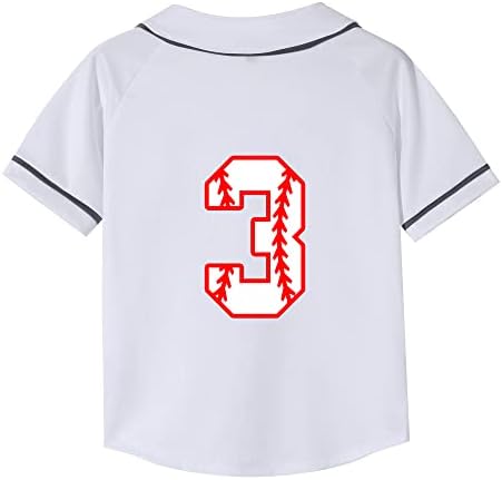 יוג'י איטאורי פעוט חולצת יום הולדת בייסבול ג'רזי תלבושת לילדים תלבושת שנייה שלישית 4 יום הולדת