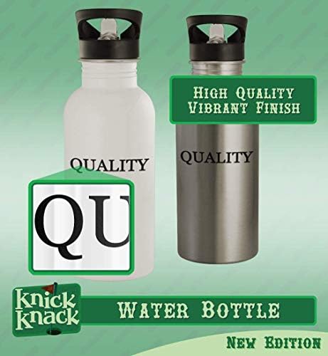 מתנות Knick Knack OTIS - בקבוק מים מפלדת אל חלד 20oz, כסף